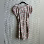 Lilly Pulitzer  Floral Belted Short Sleeve‎ Tunic Dress Sz S Pink Green Photo 1