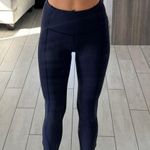 Lululemon Cropped Navy Leggings Photo 2