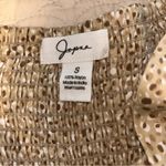 Japna  Beige/White Printed Skirt Women’s Small Photo 5