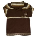 Milci’s Alpaca Brown Zip Up Hooded Sweater Size Medium Photo 1