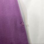 Denim & Co Plus Size 1X Top Peplum Solid Purple Long Sleeve Mature Office 1790 Photo 5