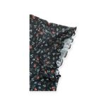 Torrid  Womens Gray Ditsy Floral Deep V-neck Babydoll Top Photo 6