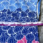 Talbots  Shell Print Striped Boat Neck Dress Womens XL Multicolor Nautical Beach Photo 10