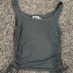 Princess Polly  Ribbed Dark Green Tank Top size 4 Photo 1