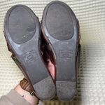 Lucky Brand  Y2K Chunky Women's Brown Leather Wedge Sandals Studded Straps Size 8 Photo 4