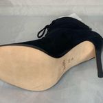 Coach  Lena Black Suede Leather Sexy Fun Open Toe Ankle Boots bootie [size 7.5] Photo 2
