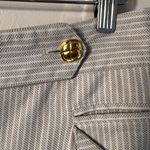 Etcetera Pinstripe Shorts Gold Buttons Size 8 Photo 2