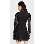 Simkhai Signature Joy Guipure Lace Mini Dress Black size 4 Photo 5