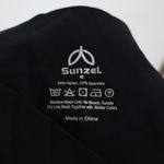 Sunzel Black Wide Leg Yoga Pants Flared Athleisure Bottoms Size M Size M Photo 2