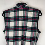 Christopher & Banks  Sz XL Petite Tartan Plaid Sherpa Wrap Tie Vest Photo 8