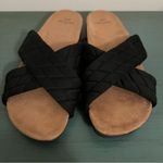 Earth Origins Earth Origins Black Quilted Slide Sandals - Size 9 Photo 4
