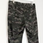 Soft Surroundings Willow Camouflage Stretch Knit Straight Leg Pants Green 8P Photo 3