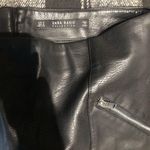 ZARA  Basic Authentic Leather Knee length Skirt. Size : S. Color: Black Photo 2