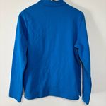 Brekenridge Blue Embroidered Butterfly Print Zip Up Sweater Size L Size L Photo 4