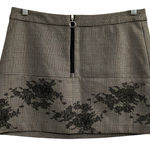 ZARA  Trafaluc Collection Plaid Lace Trim Mini Skirt Women Size L Photo 0
