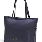 Lipault Paris Business Avenue Laptop Tote Bag Navy Blue Work Shoulder Photo 0