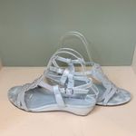 London Fog Macey Wedge sandals with rhinestone details size 6.5 Photo 2
