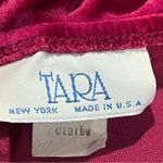 Vtg M Elegant Velvet Gown Lace Detail w/pockets velour long sleeve housecoat Pink Size M Photo 1