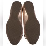 Kate Spade Pink Leather Phoebe Flats Light Blush Pink with Gold Buckle Photo 2