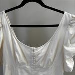 Free People Cheyenne Denim Mini in Ivory Size M Photo 4