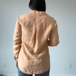 Cloth & Stone Orange Button Down Collared Shirt Oversized Baggy Photo 2