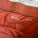 Gilly Hicks  Running Shorts Small Lined Zip Pockets Womens Rust Athletic Work Out Photo 8