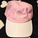MLB Chicago Cubs Pink and White Cap Photo 0