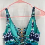 Bleu Rod Beattie  Swimsuit Size 4 Sun Sea And Sand Lattice Front One Piece NWT Photo 11