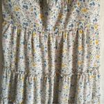 Trixxi Floral Mini Dress Size Medium Milkmaid Fit and Flare Babydoll Smocked Photo 5