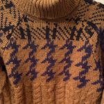 John + Jenn  Men's Brown and Black Turtleneck Sweater Photo 3