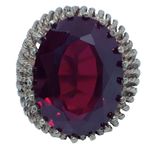 Ruby 10k Bristol yellow gold  Bold Statement ring Photo 4