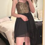 Semi Formal High low dress Black Photo 3