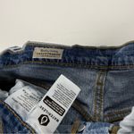 Levi's Classic 501 Blue Frayed Jean Shorts Photo 2