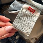 Levi's Women's Blue Clue 501 Long Selvedge Denim Cut-off Shorts Size 28 Photo 5