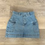 PacSun  Light Blue Denim Jean skirt Photo 2
