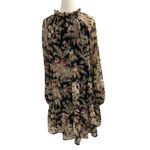 H&M Women Size XS Floral Flowy Dress Long Sleeve 12-492 Photo 2