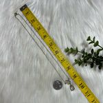 Flower tear drop light yellow Pendant gold tone Necklace Photo 4