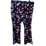 Isaac Mizrahi  Live! Women's Printed Pebble Knit Baby Bell Pants Size XLP NWOT Photo 1