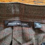 Briggs New York  Plaid Slimming Solution Dress Pant Trousers Size 10 Photo 4