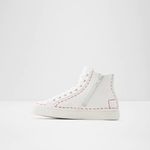 ALDO Shoes Womens Mavrina Trainers Sneakers Lace Up Zip White High Top Size 8 Photo 2