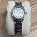 Bulova Ladies Watch Marine Star Genuine Diamonds White Pearl Dial 96R105 Photo 0