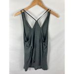 Apana  Grey Cross Back Racerback Athletic Tank Top Size Medium Photo 6