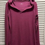 Tuff Athletics Top Pink Hood Long Sleeve Logo Size Medium Activewear Photo 0