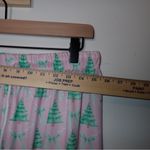 Brand New Coastal Mermaid Pajama Pants Holiday Christmas Trees Pink Bows size L Size L Photo 7