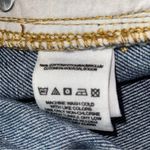 Free People  Women’s 26 Light Blue White Lace Trimmed Cut Off Denim Jean Shorts Photo 6