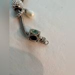 Judith Ripka  Fully Completed Charm Bracelet Natural Stones Sterling Silver Photo 10