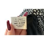 Nemidor boho skater‎ floral flowy flutter sleeve scoop neck dress sz 18 Black Photo 5