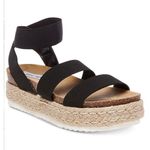 Steve Madden Black Kimmie Espadrilles Flatform  Photo 0