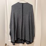 Forever 21  MD Gray and Black Women's poncho Sweater Photo 2
