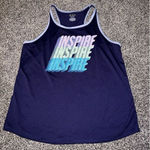 Tek Gear Women's Tank Top Purple "Inspire Inspire Inspire" Size 20 plus Photo 0